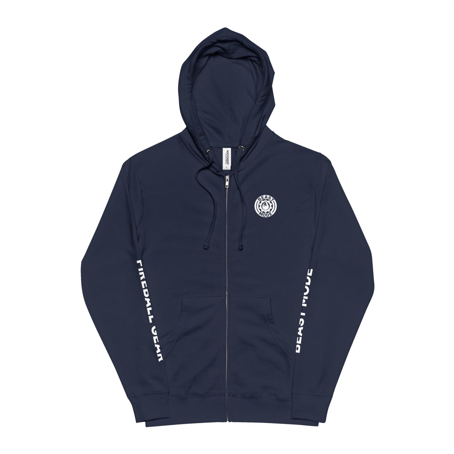 Beast Mode Series – Cheetah Kickboxing – Train at Top Speed – Fitness Zip-Up Lightweight Hoodie