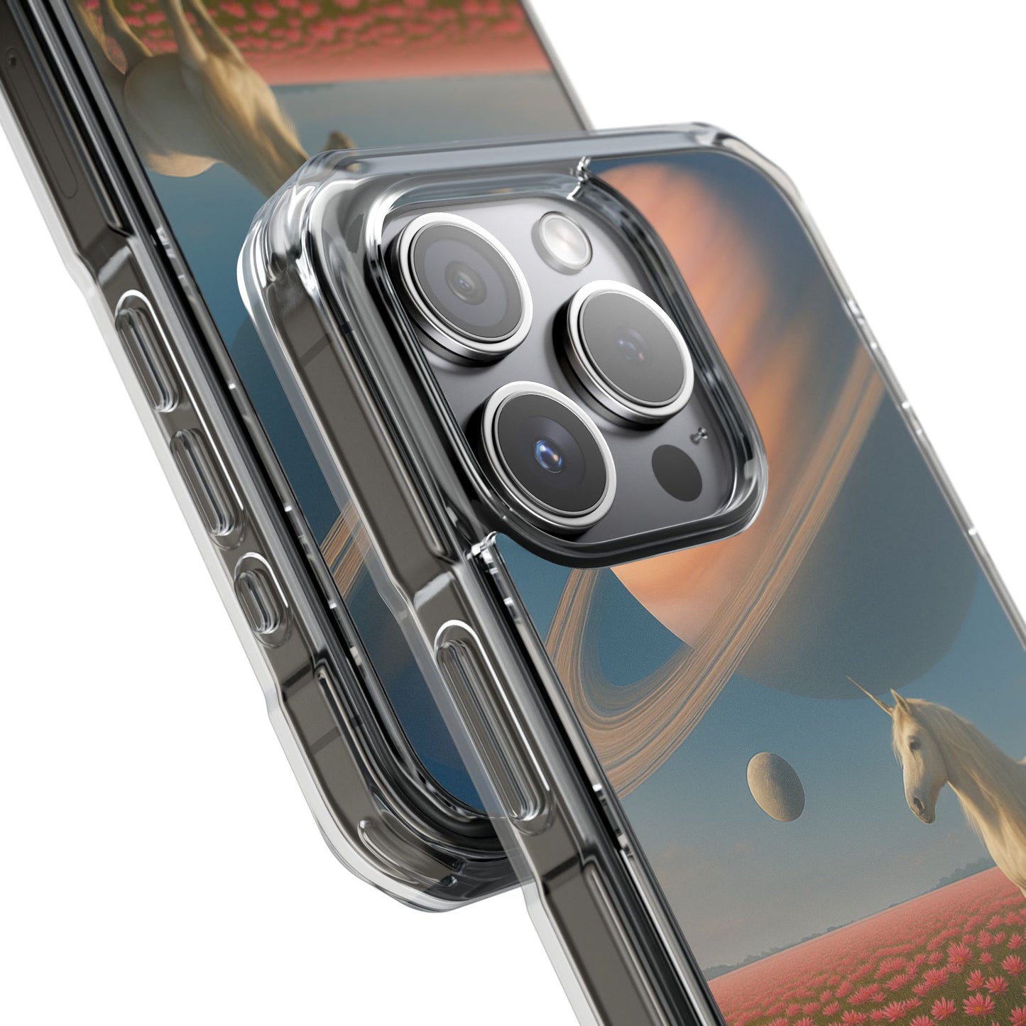 Cosmic Unicorn Dreamscape - Magnetic Clear Impact iPhone Cases