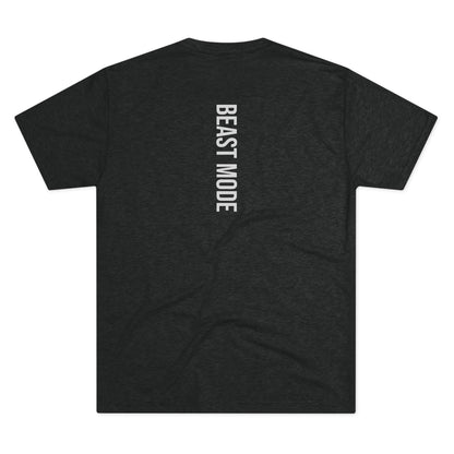 Beast Mode Series - Thick Skin, Thicker Quads - Fitness Triblend T-shirt