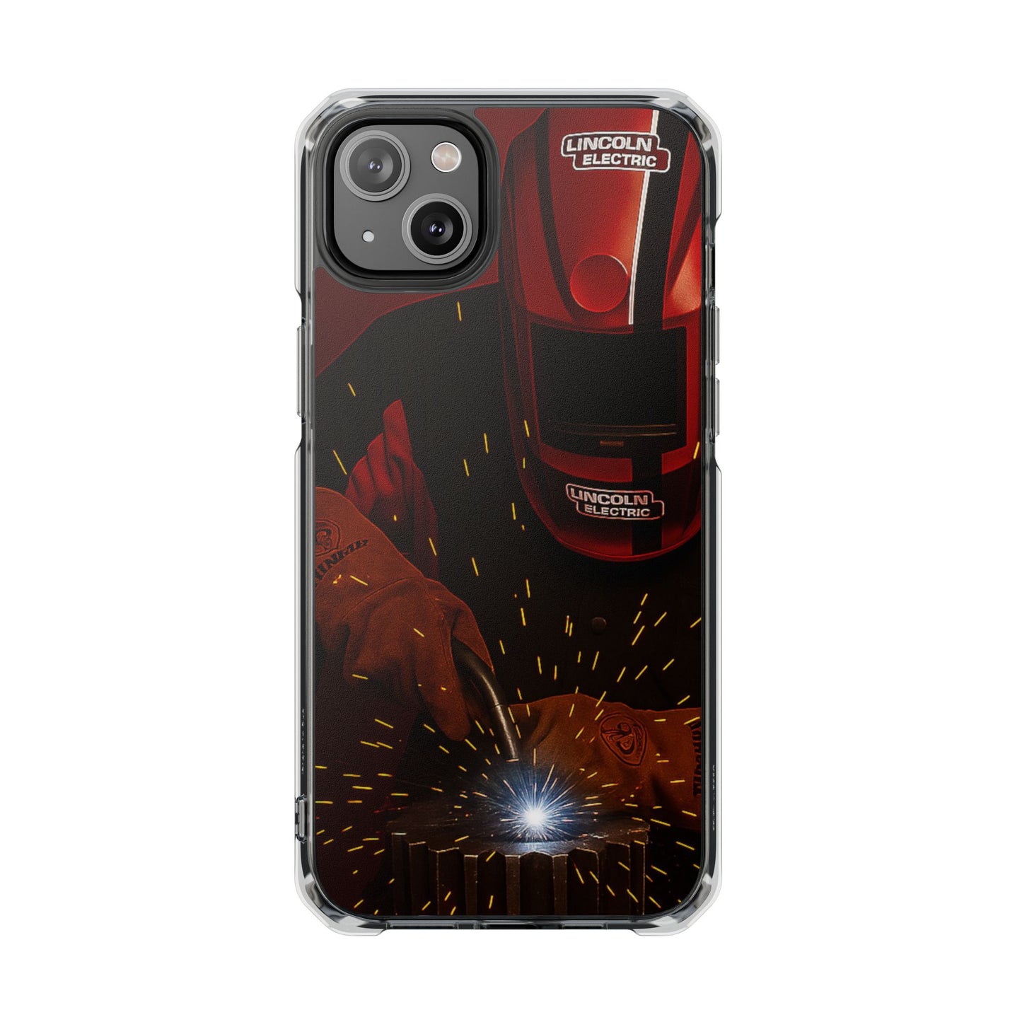 Lincoln Welder - Magnetic Clear Impact iPhone Cases