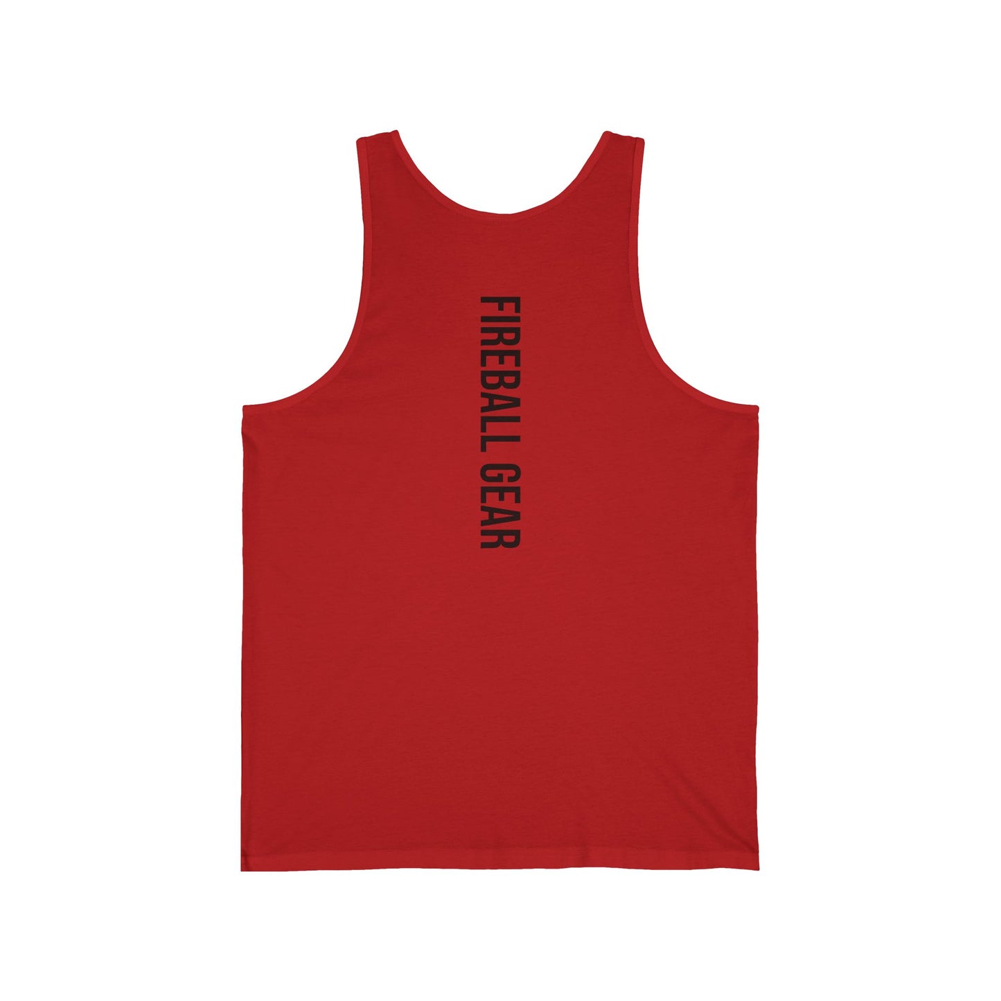 Fireball Gear - Flame & Gear - Black - Fitness Jersey Tank Top