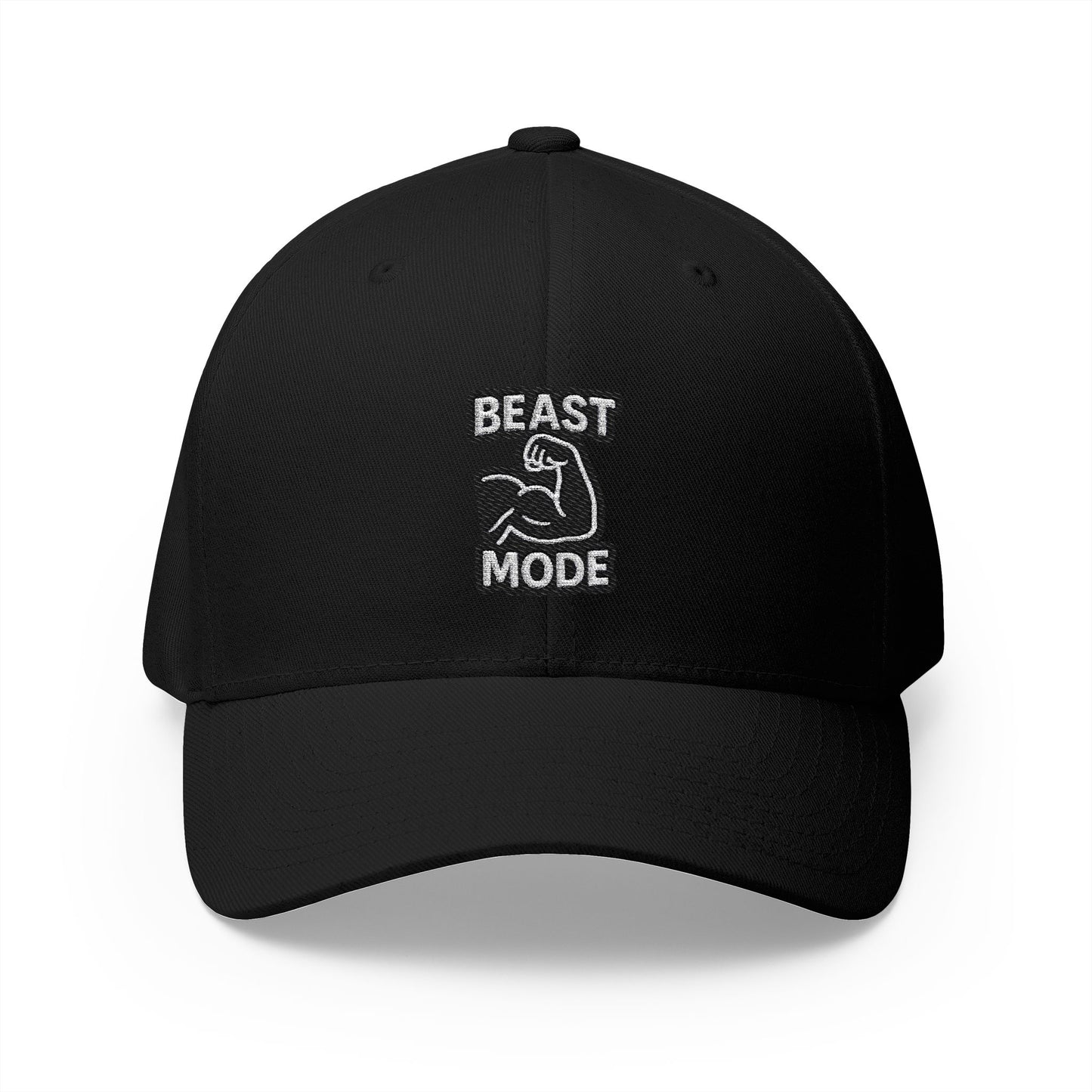 Beast Mode Series - Arm Flex - FlexFit Embroidered Baseball Cap
