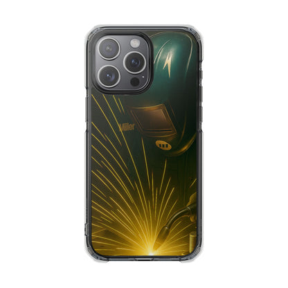 Miller Welder - Magnetic Clear Impact iPhone Cases