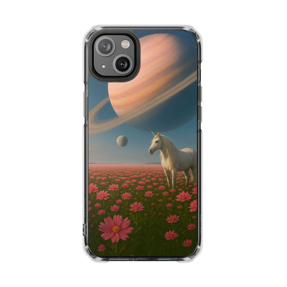 Cosmic Unicorn Dreamscape - Magnetic Clear Impact iPhone Cases
