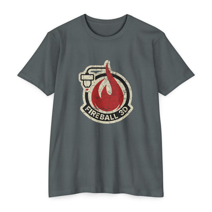 Fireball 3D - Distressed - T-shirt