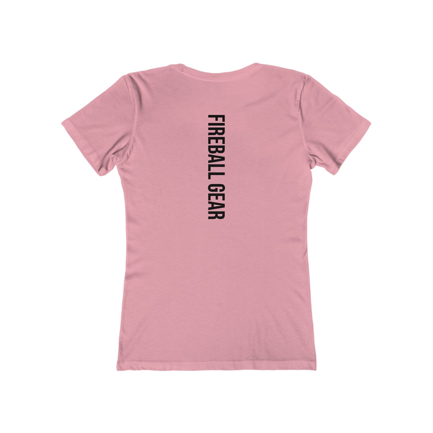 Fireball Gear - Flame & Gear - Black - Women's Slim Fit - Fitness T-shirt