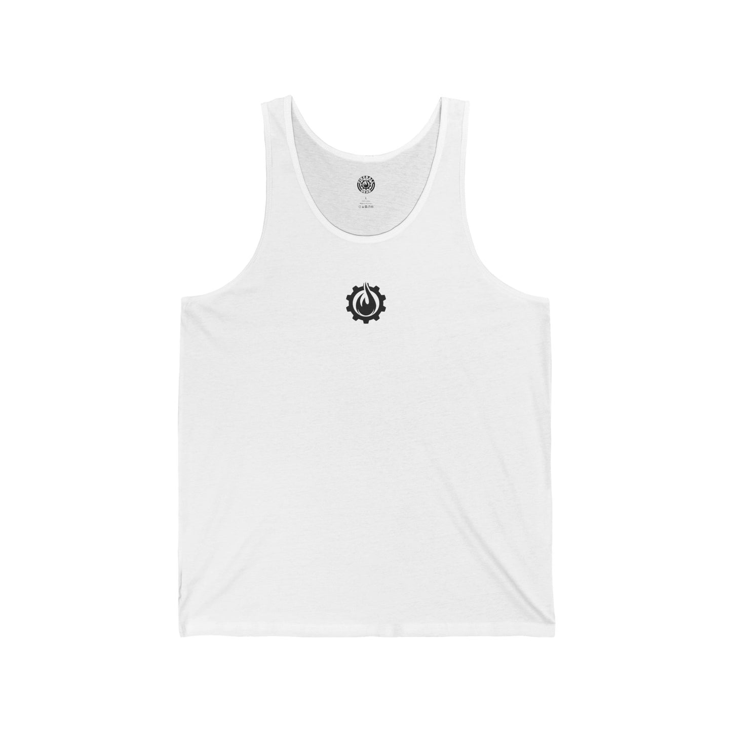 Fireball Gear - Flame & Gear - Black - Fitness Jersey Tank Top