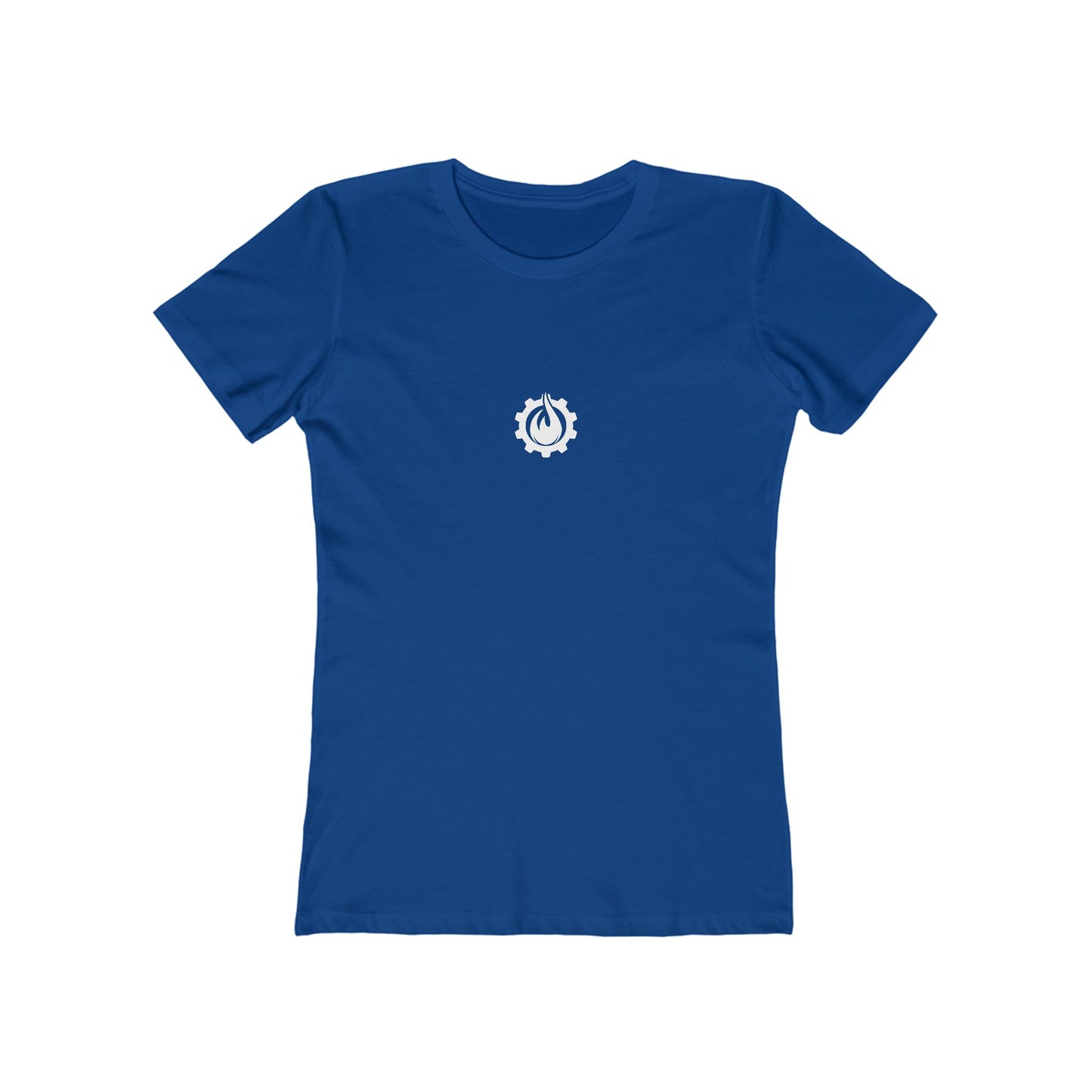 Fireball Gear - Flame & Gear - White - Women's Slim Fit - Fitness T-shirt