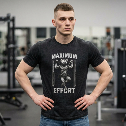 Beast Mode Series - Maximum Effort - Fitness Triblend T-shirt