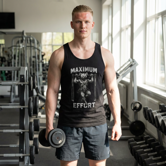 Beast Mode Series - Maximum Effort - Fitness Jersey Tank Top