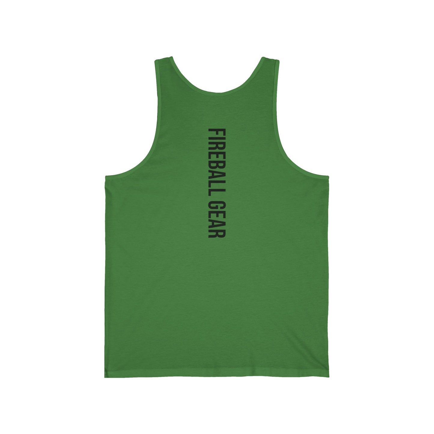 Fireball Gear - Flame & Gear - Black - Fitness Jersey Tank Top