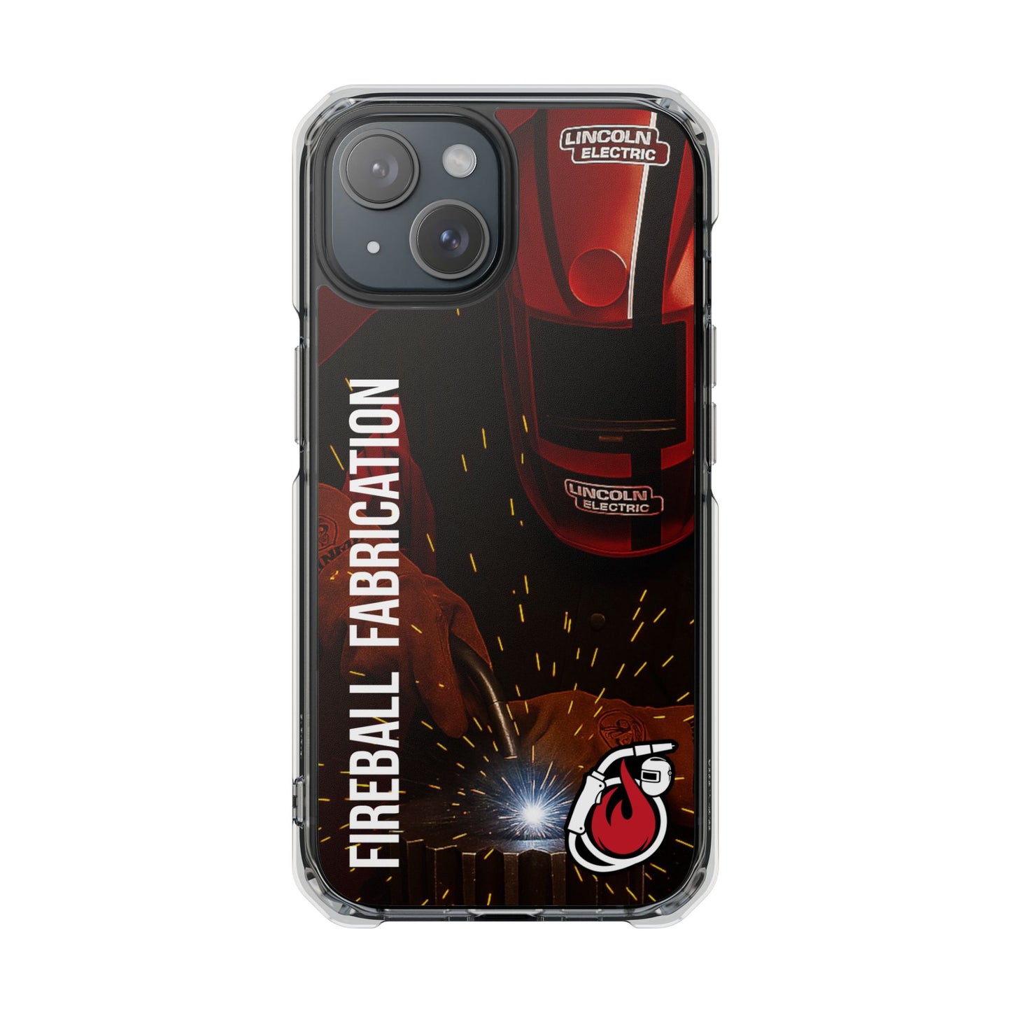Fireball Fabrication - Magnetic Clear Impact iPhone Cases