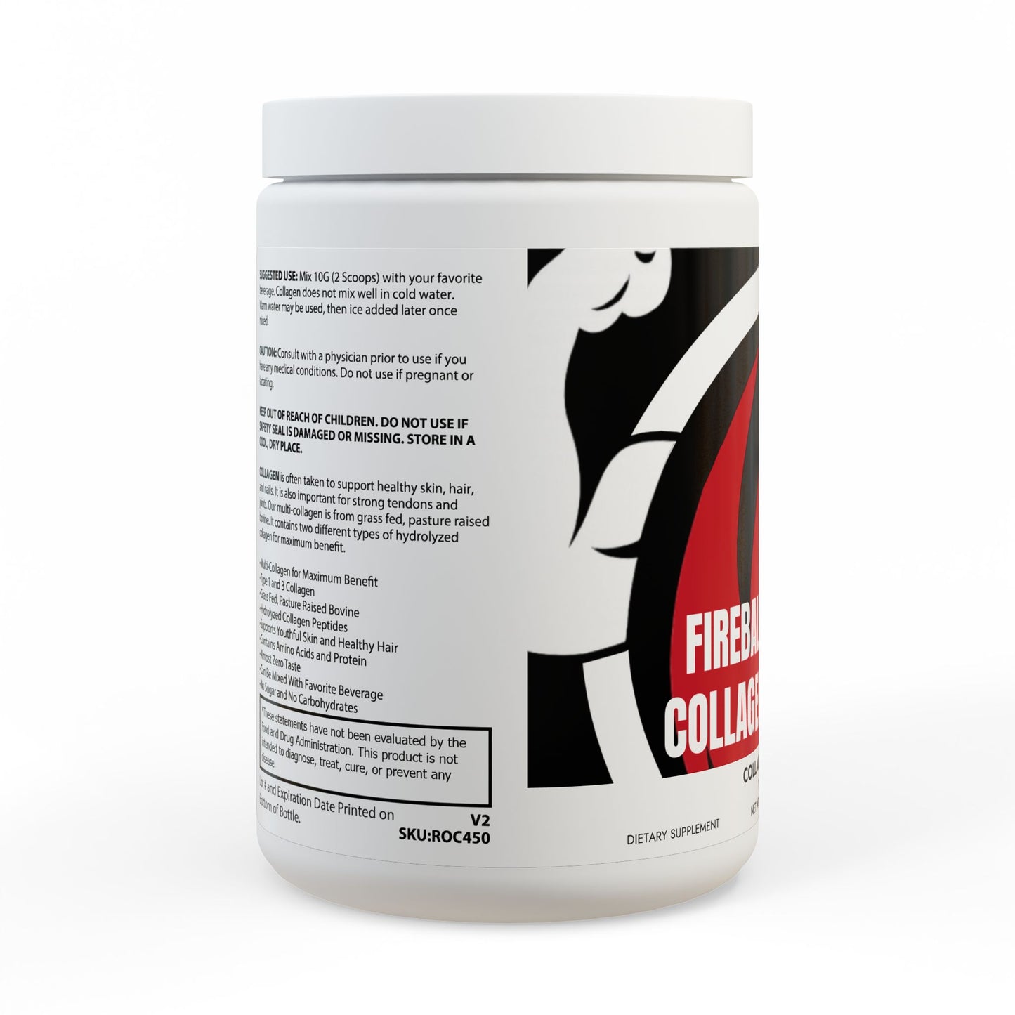 Collagen Peptides Type I & III Supplement (350g, 12.3oz)