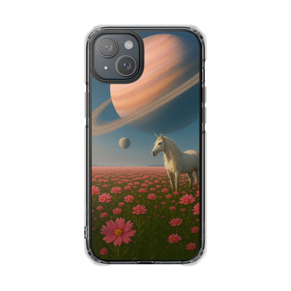 Cosmic Unicorn Dreamscape - Magnetic Clear Impact iPhone Cases