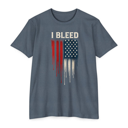 I Bleed - Red, White & Blue - T-shirt