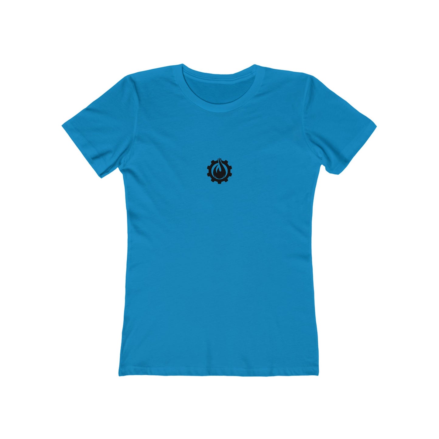 Fireball Gear - Flame & Gear - Black - Women's Slim Fit - Fitness T-shirt